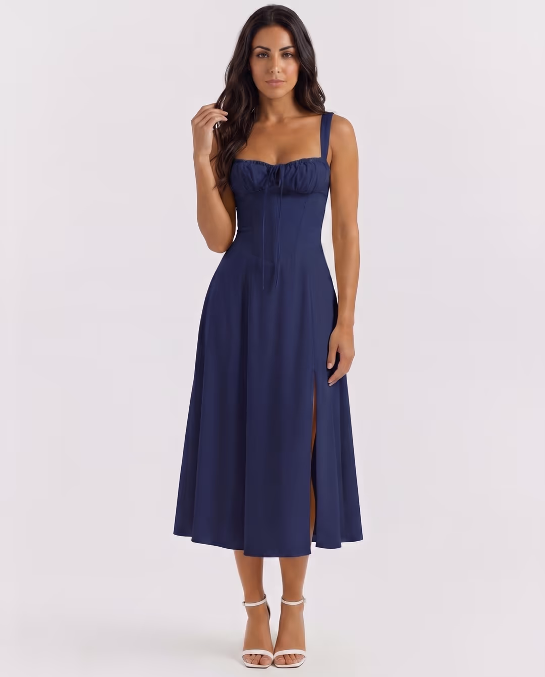 Aurora Dark Blue — pose