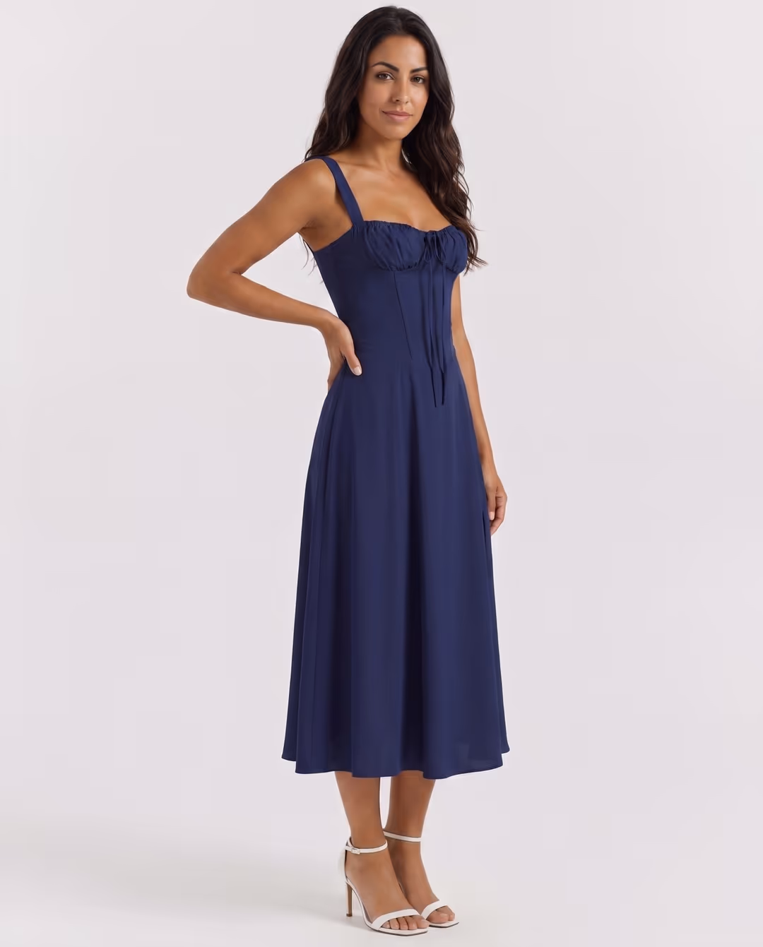 Aurora Dark Blue — pose
