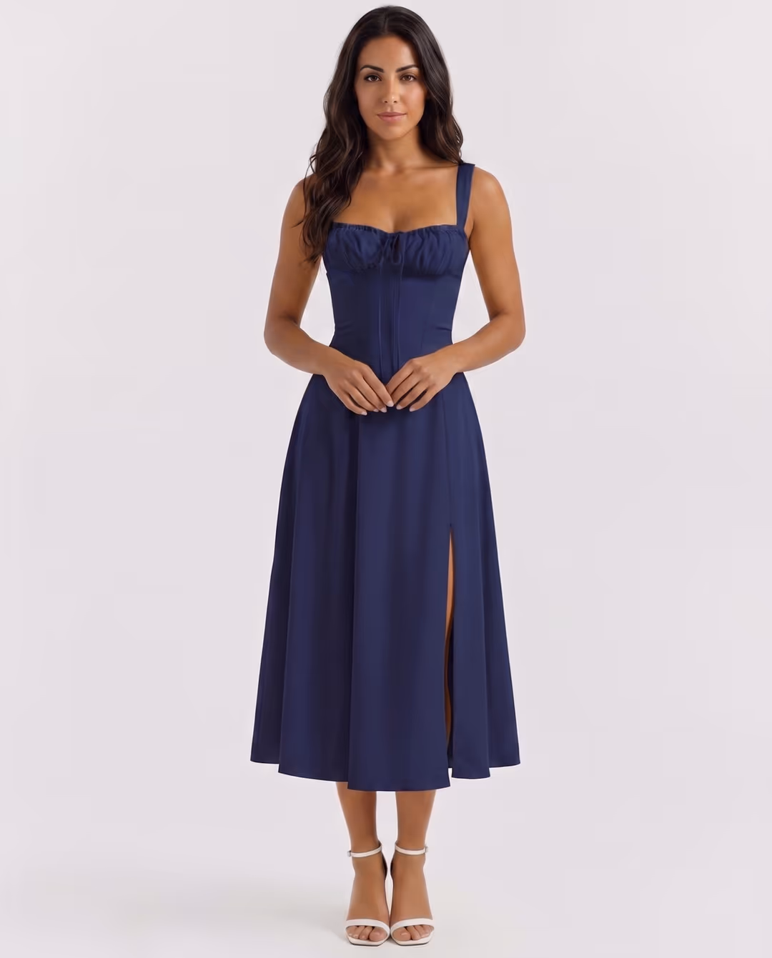 Aurora Dark Blue — pose