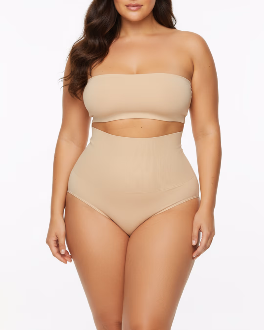 Tanga Sculpt Talle Alto Nude — detalle