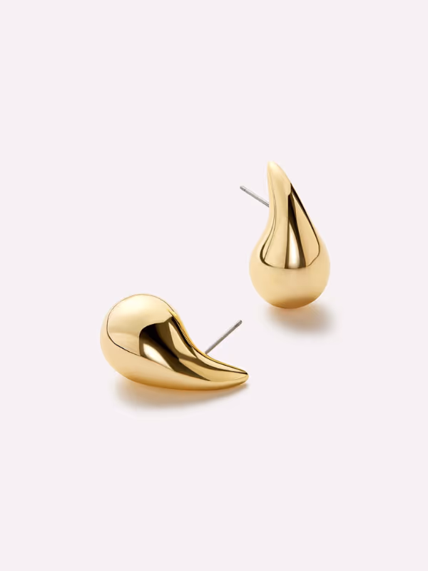 Pendientes Golden Drop Gold — detalle