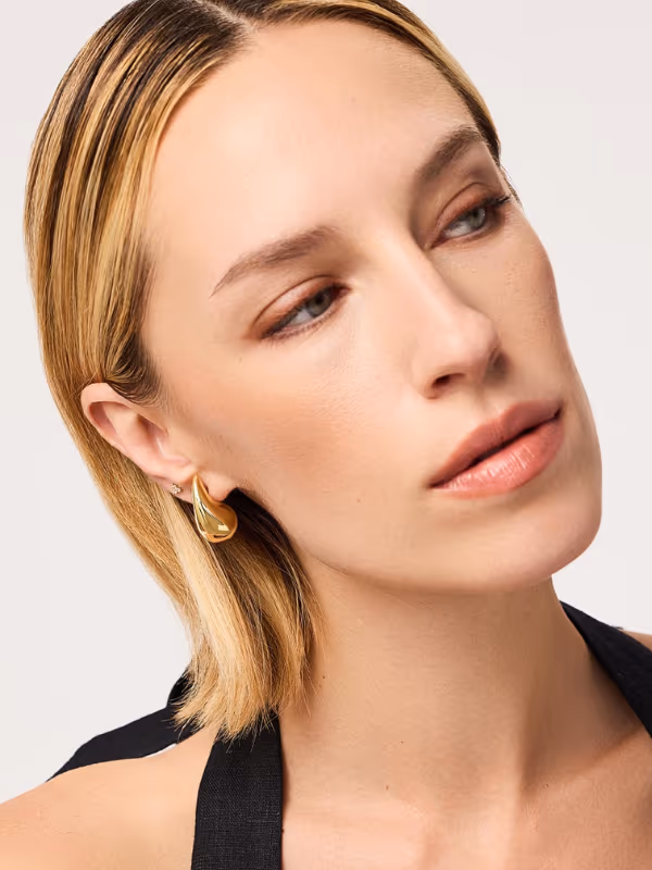 Pendientes Golden Drop Gold — detalle