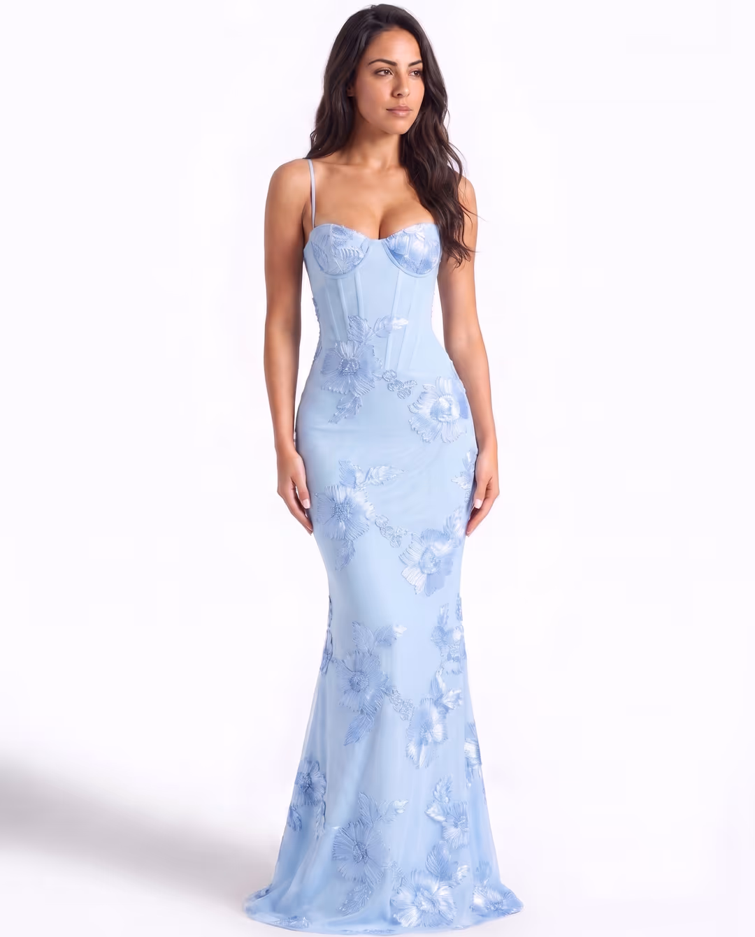 Celeste Baby Blue — pose