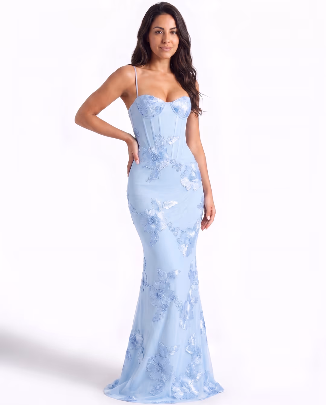 Celeste Baby Blue — pose
