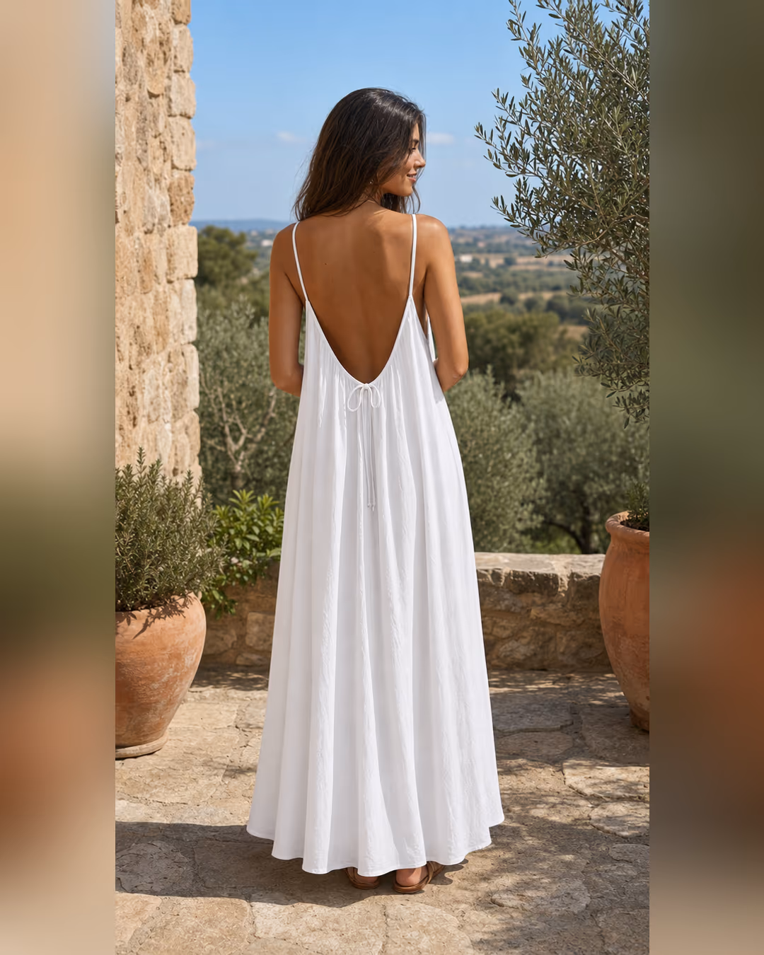 Vestido Sienna Blanco — foto real de clienta