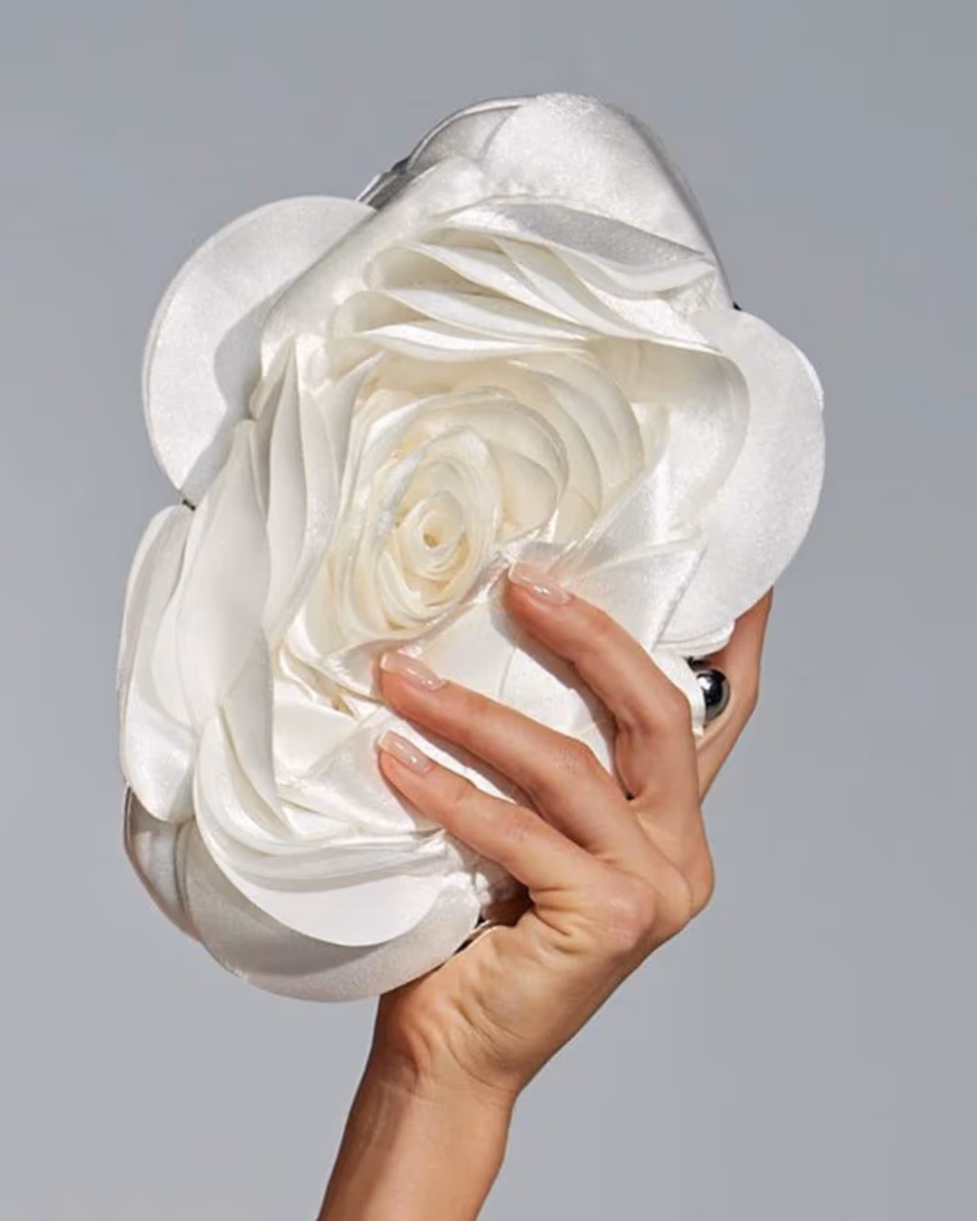 Clutch Wells Flower Ivory — detalle
